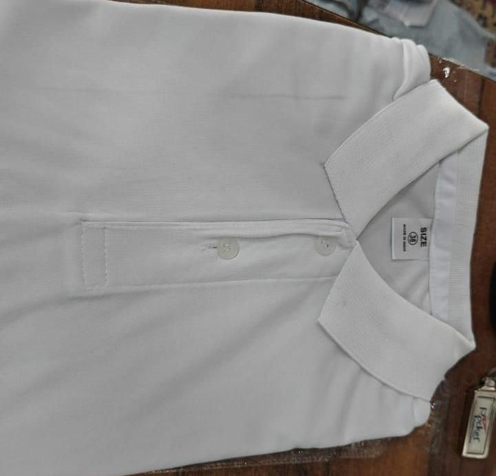 Matte Solid Half Sleeves Men's Polo T-Shirt