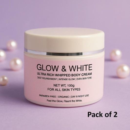 Glow & White Body Cream 100gm Each (Pack of 2)
